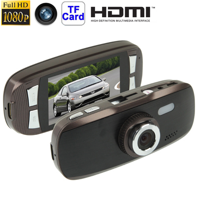 G1W Full HD 1080P 2.7 inch Screen 4X Digital Zoom Vehicle DVR, Support TF Card & G-Sensor, 120 Degree Wide View Angle